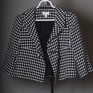loft 3/4 lined blazer